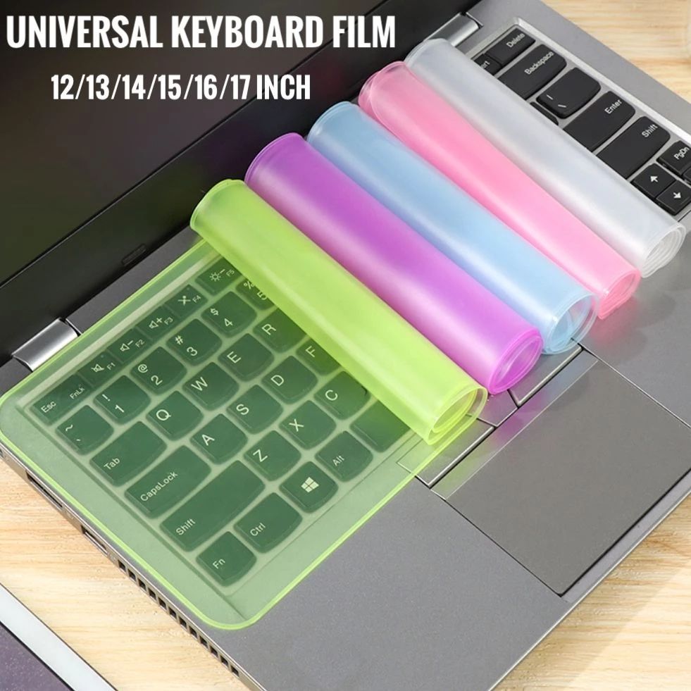 12-14inch Universal Laptop Keyboard Cover Protector Waterproof Dustproof Silicone Notebook Computer Keyboard Protective Film E-1087