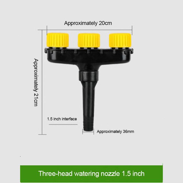 Agriculture Atomizer Nozzle Garden Lawn Sprinkler Irrigation Spray Porous Multihead Lawn Watering Nozzle