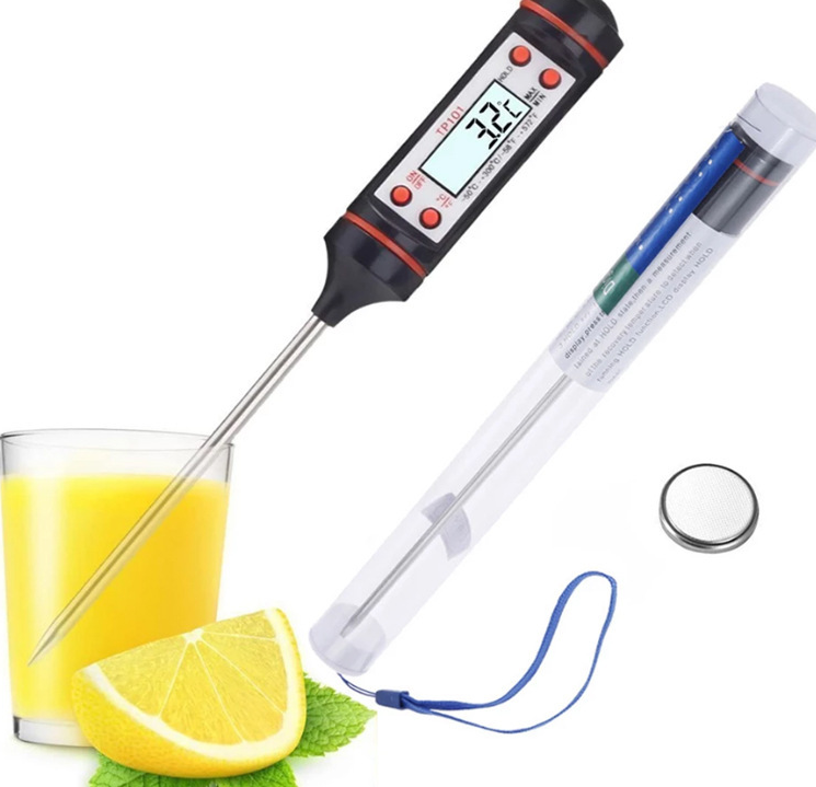 Food Pen Thermometer Probe Electronic Digital Liquid Barbecue Oil E-517