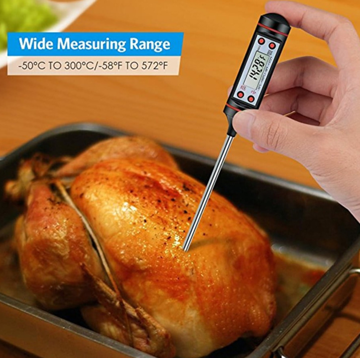Food Pen Thermometer Probe Electronic Digital Liquid Barbecue Oil E-517