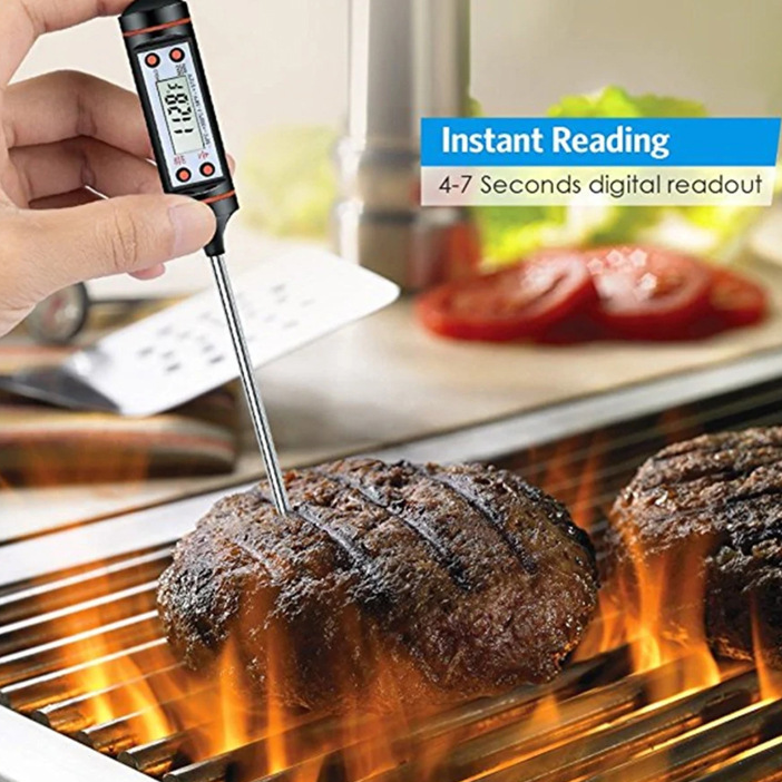 Food Pen Thermometer Probe Electronic Digital Liquid Barbecue Oil E-517