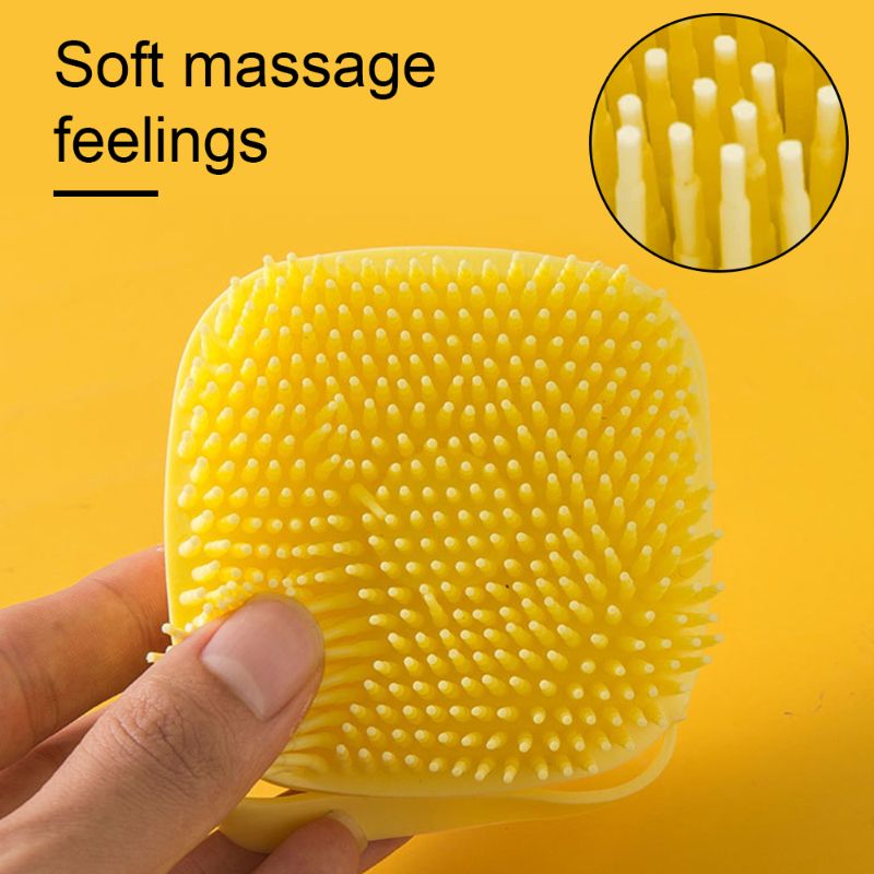 Soft Silicone Dog Brush Pet Shampoo Massager Bath Brush Bathroom Puppycat Washing Massage Dispenser Grooming Shower Brush E-914