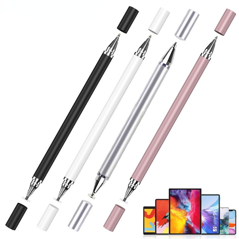 Universal Stylus Pen For Tablet Mobile Android Ios Phone IPad Accessories Drawing Tablet Capacitive Screen Touch Pen+Ball Pen 2  C-273