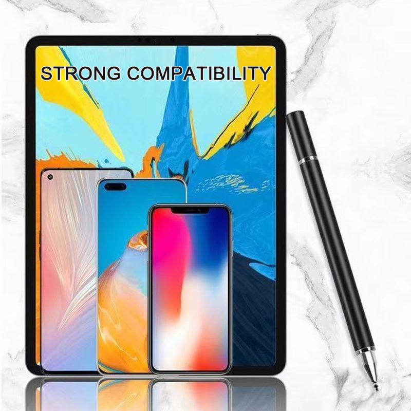 Universal Stylus Pen For Tablet Mobile Android Ios Phone IPad Accessories Drawing Tablet Capacitive Screen Touch Pen+Ball Pen 2  C-273