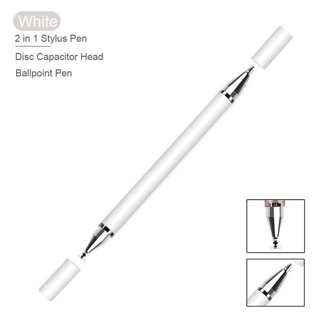 Universal Stylus Pen For Tablet Mobile Android Ios Phone IPad Accessories Drawing Tablet Capacitive Screen Touch Pen+Ball Pen 2  C-273
