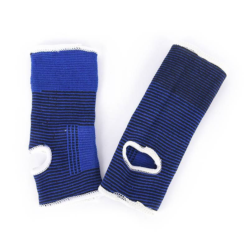 1 Pair Of Elastic Ankle Support Brace Compression Wrap Sleeve Bandage Sports Relief Pain Foot Protection E-284