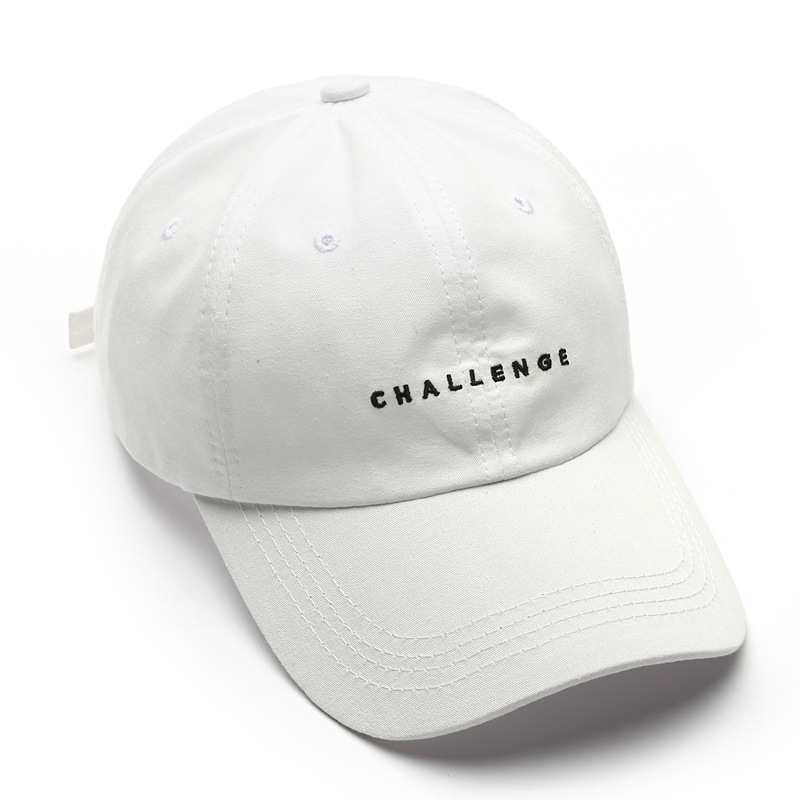 Fashion all-match letter embroidery soft top curved brim baseball cap men's outdoor leisure women's sun-proof sun hat &