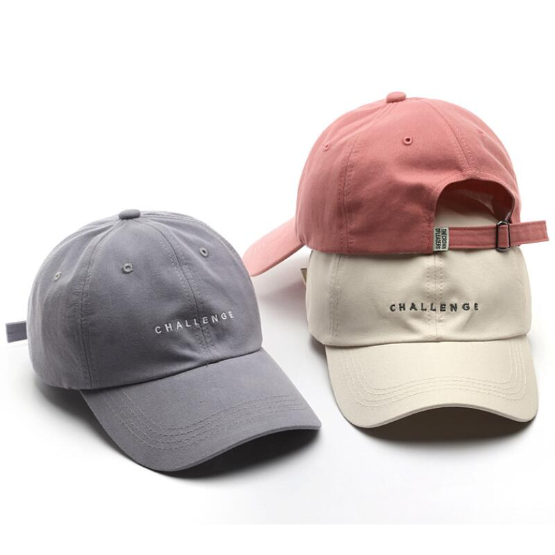 Fashion all-match letter embroidery soft top curved brim baseball cap men's outdoor leisure women's sun-proof sun hat &