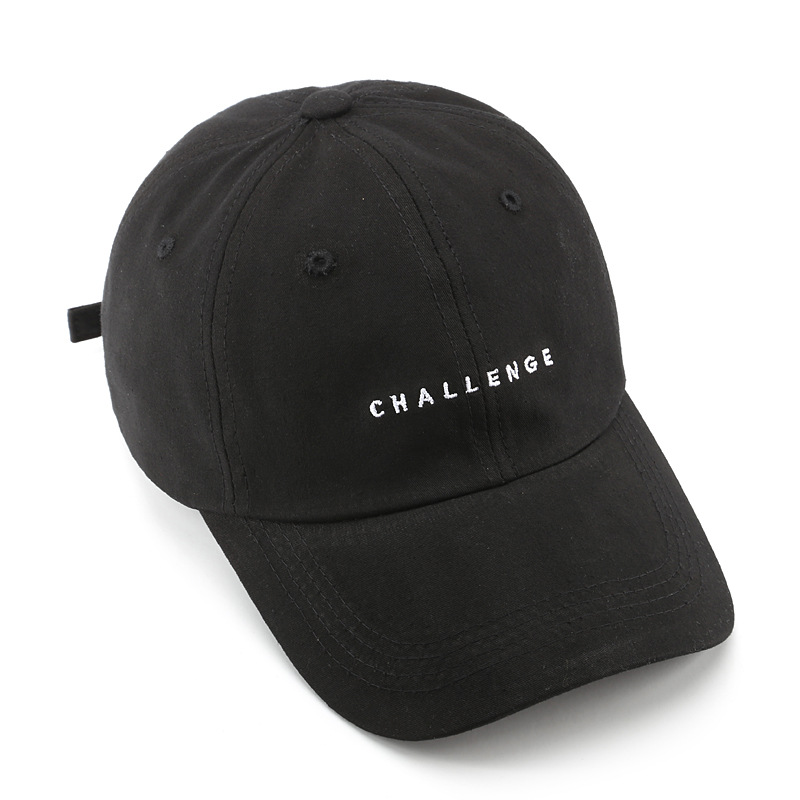 Fashion all-match letter embroidery soft top curved brim baseball cap men's outdoor leisure women's sun-proof sun hat &