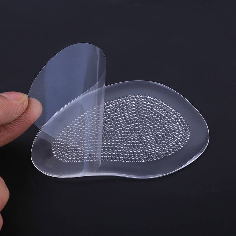 High Heel Pad Invisible Socks Wear Anti-slip Forefoot Silicone Thickened Half Pad B2--69