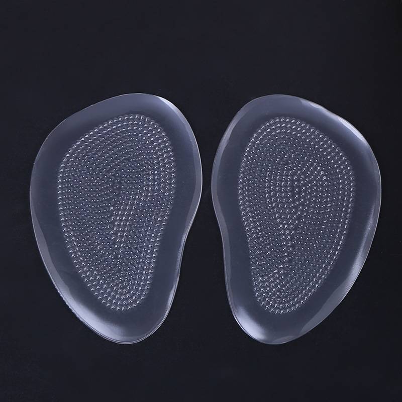 High Heel Pad Invisible Socks Wear Anti-slip Forefoot Silicone Thickened Half Pad B2--69