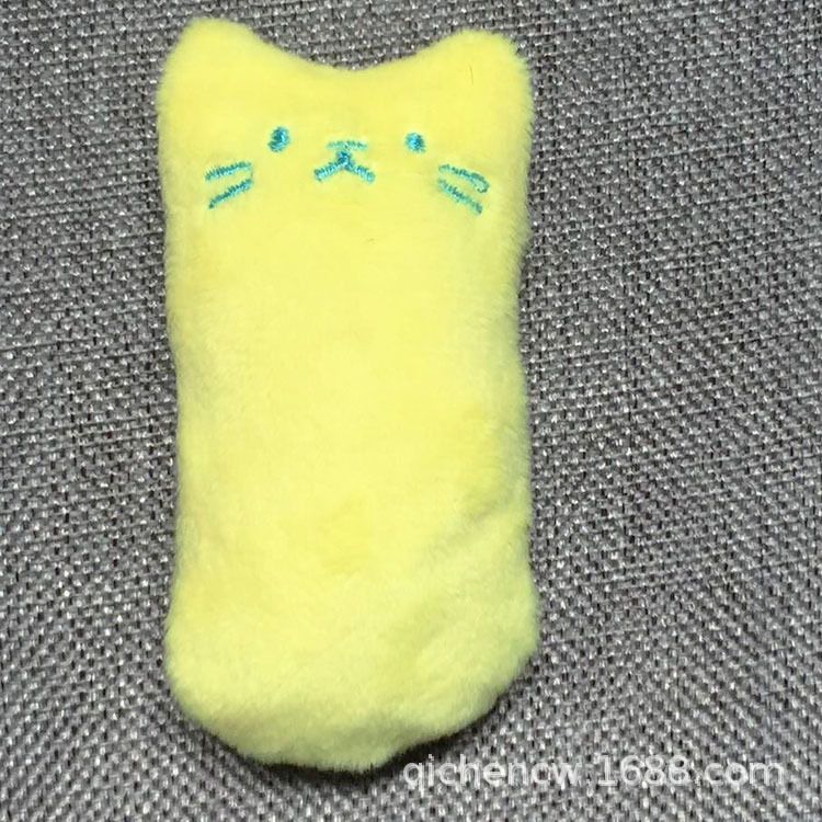 Teeth Grinding Catnip Toys Funny Interactive Plush Cat Toy Pet Kitten Chewing Vocal Toy Claws Cat Mint For Cats Hot  C-188