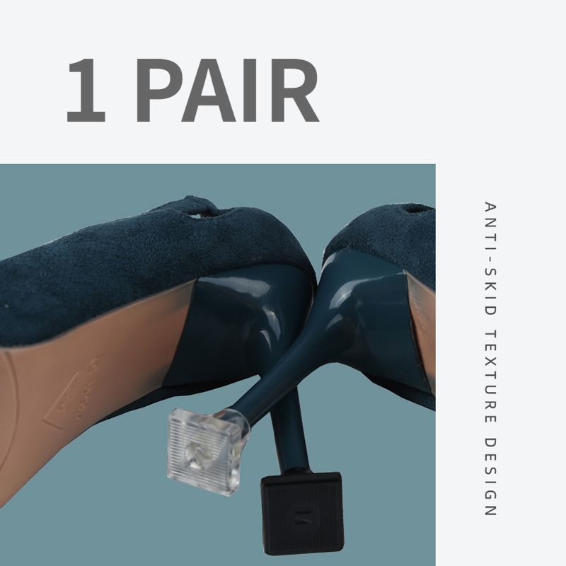 1pair New Heel Protector Silent Heel Stoppers Dancing Antislip High Heeler Bridal Wedding Heel Protector Replacement Accessories C-442