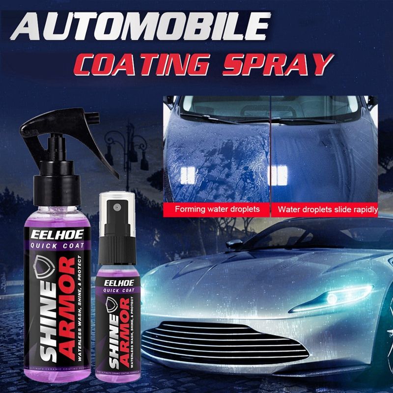 30ml Automotive Spray Coating Agent Car Paint Ceramic Micro-plating Crystal Hand Wax Polish Spray Waterless Wash&wax Hydrophobic E-958