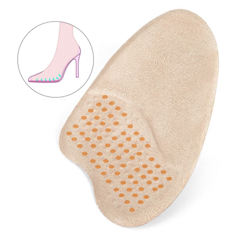 1 pair Non-slip Silicone Metatarsal Pads for Women's High Heels - Forefoot Cushions for Comfortable Feet B2-75-1