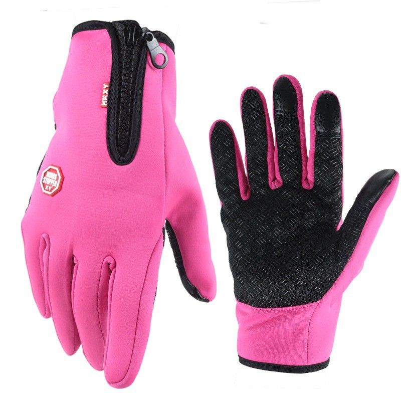 Touch Screen Motorcycle Gloves for Winter Moto Gloves Outdoor Sport Gloves Warm Women Man Anti-slip Waterproof Guantes Moto C-515