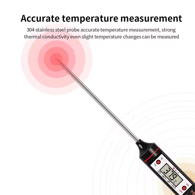 Food Pen Thermometer Probe Electronic Digital Liquid Barbecue Oil E-517