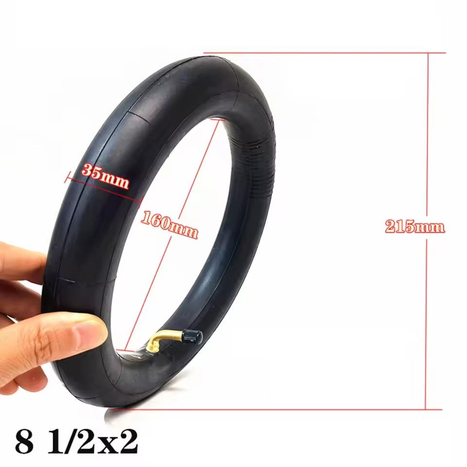 8.5 Inch 8 1/2x2 Scooter Inner Tube Straight & Bent Valve For XIA0MI/LENOV0 Scooters Tyre Inner Tube Scooter Accessories