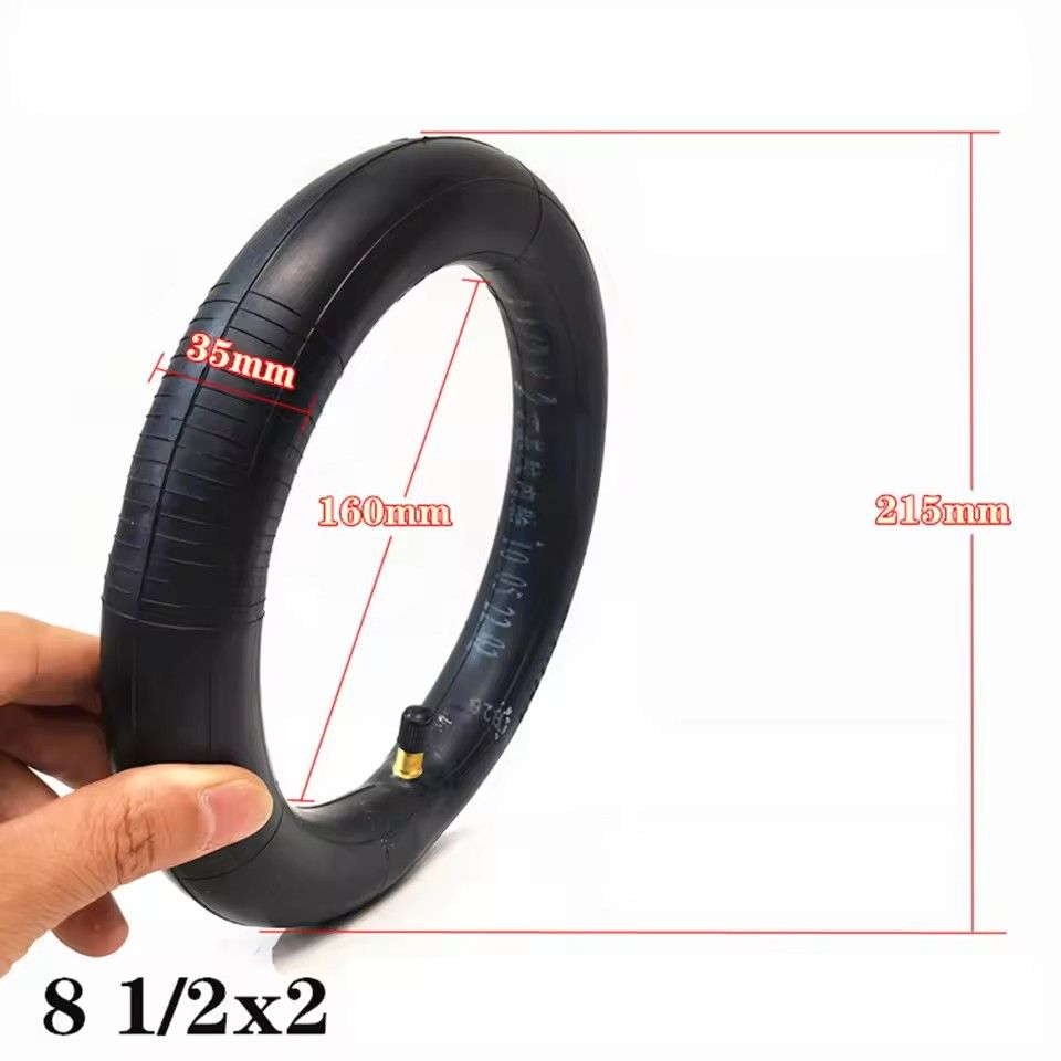 8.5 Inch 8 1/2x2 Scooter Inner Tube Straight & Bent Valve For XIA0MI/LENOV0 Scooters Tyre Inner Tube Scooter Accessories