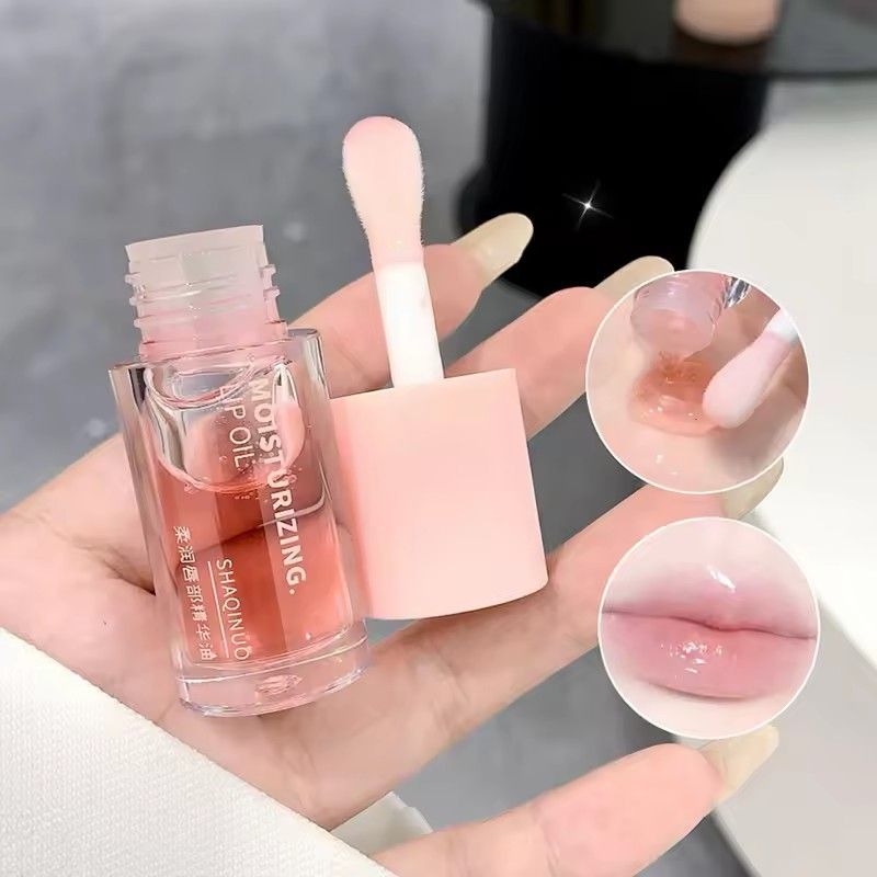 Water Light Lip Gloss Transparent Dudu Jelly Lipstick Long Lasting Nourishing Hydrating Plumping Fruit Lip Oil Korean Lip Care B2-999