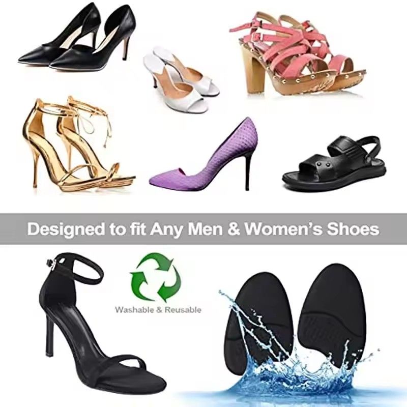 1 pair Non-slip Silicone Metatarsal Pads for Women's High Heels - Forefoot Cushions for Comfortable Feet B2-75-1