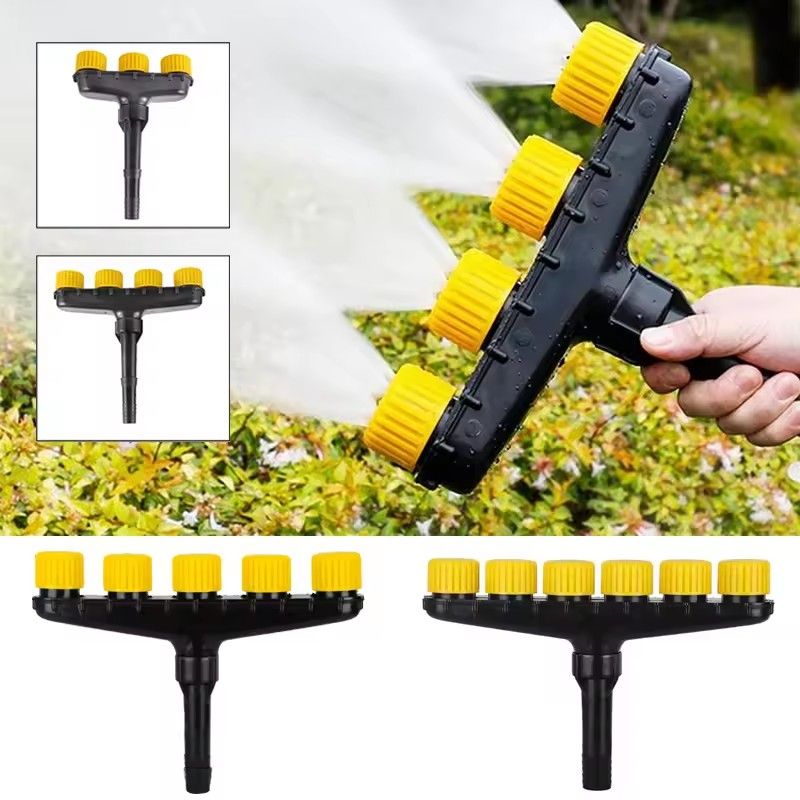 Agriculture Atomizer Nozzle Garden Lawn Sprinkler Irrigation Spray Porous Multihead Lawn Watering Nozzle
