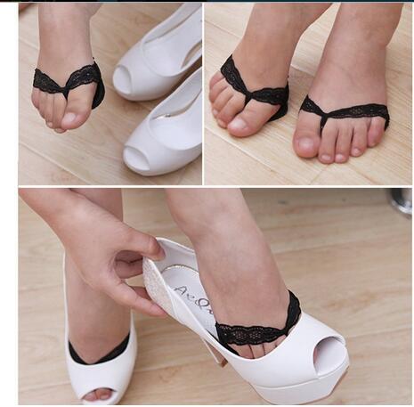 1 Pair Insole Pad Inserts Fore Foot Care Protector Insoles Breathable Anti-slip for High Heel Shoe New Girls Lady InsolesB2-39