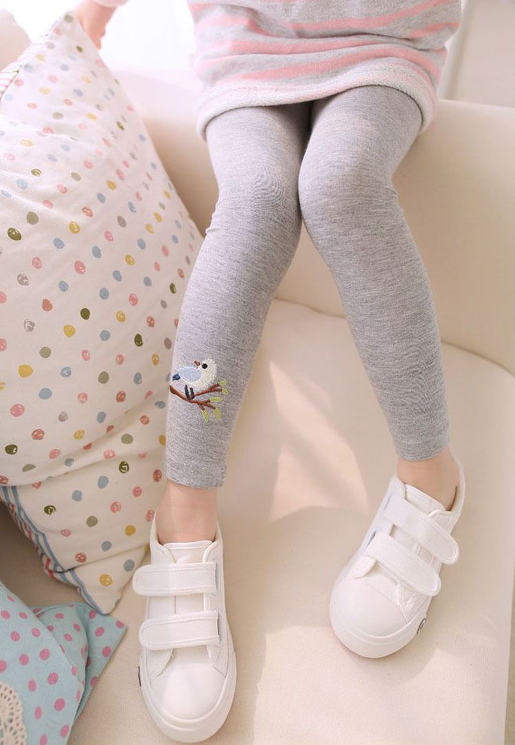 Hot Sell Baby Girl Stretch Leggings Pants Toddler Child Candy Color Trousers F3--38