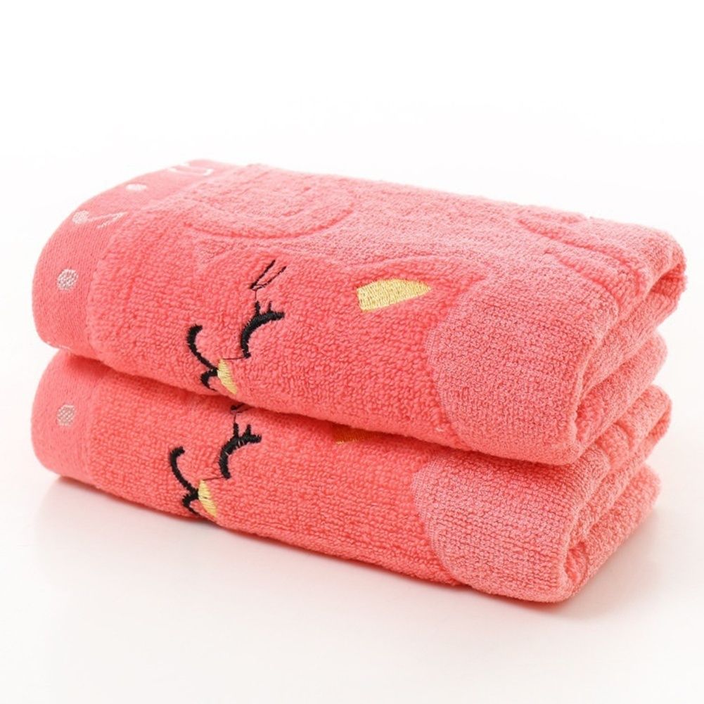 25 * 50 cm for household towel life cute cat children towel bamboo E-103
