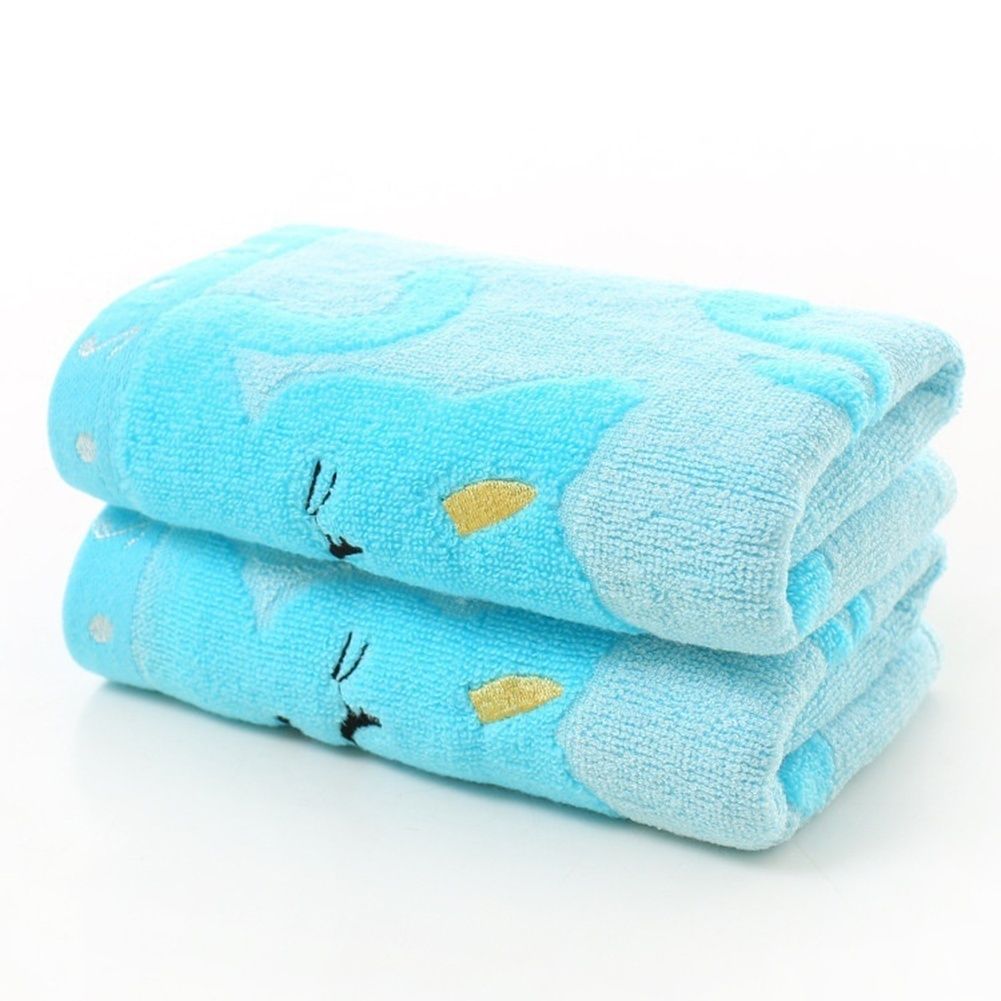 25 * 50 cm for household towel life cute cat children towel bamboo E-103