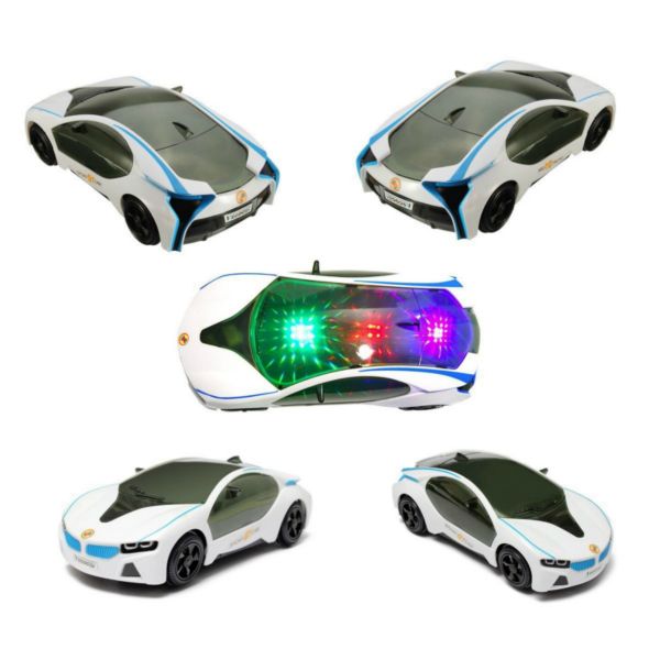 3D LED Flashing Light Car Toys Music Sound Electric Toy Cars Kids Children Christmas Gift 20cm*9cm*5cm F4-28