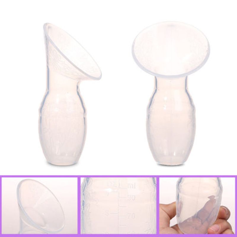Silicone Breastfeeding Manual Nursing Strong Suction Reliever Breast Pumps Feeding Milk Bottle Sucking L---16