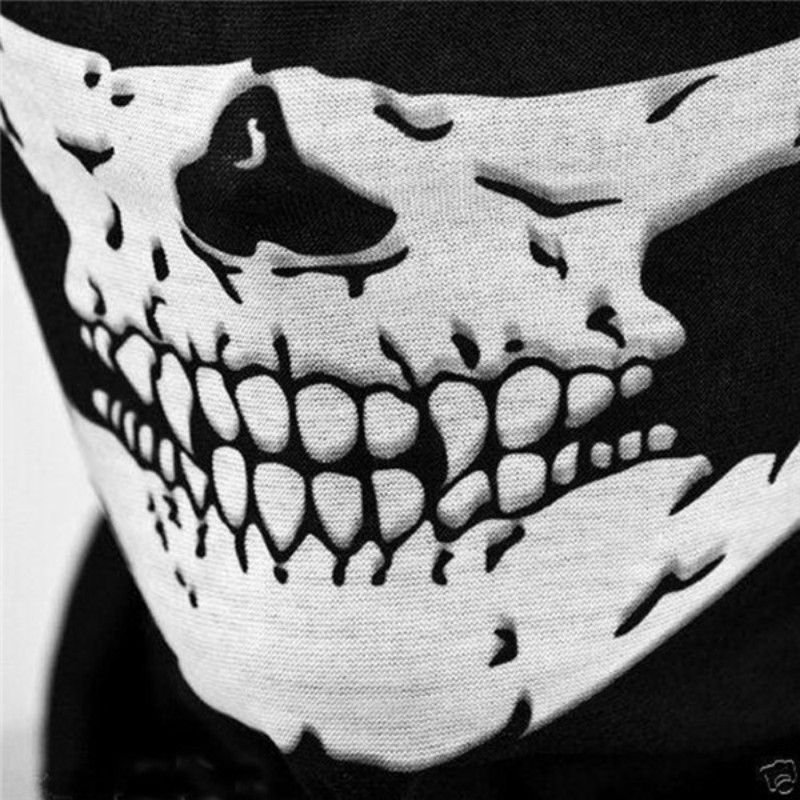 Halloween mask horror chin chin mask skeleton ghost gloves set show party new  J-143-5