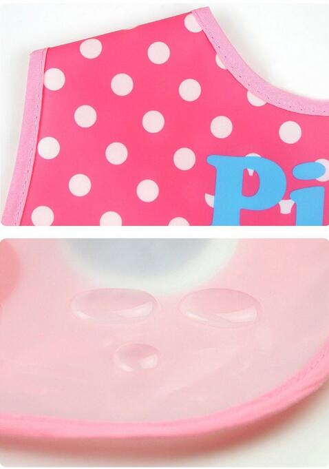 EVA Bibs/ New Child Folding Kids Feeding Bib Plastic Translucent Cloth Infants Bibs/Cute Lunch Turn Waterproof Bibs Towel Baby