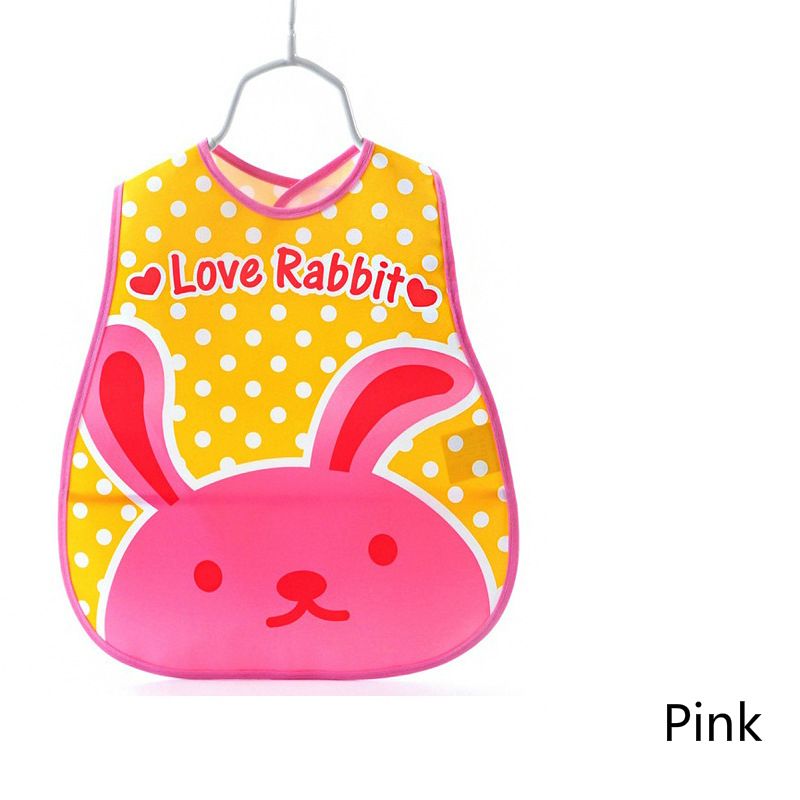 EVA Bibs/ New Child Folding Kids Feeding Bib Plastic Translucent Cloth Infants Bibs/Cute Lunch Turn Waterproof Bibs Towel Baby