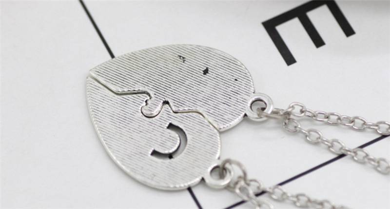 New Lock Key Love Splice Necklace Pair I LOVE YOU Lovers Necklace XL--112
