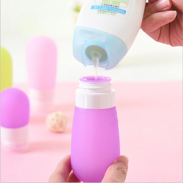 38ml Shampoo Bath Empty Silicone Travel Packing Bottle