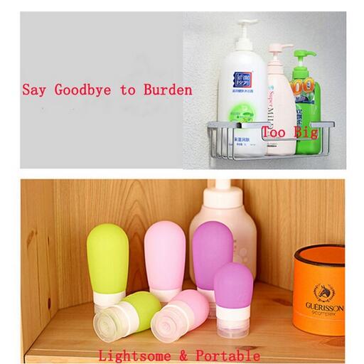 38ml Shampoo Bath Empty Silicone Travel Packing Bottle