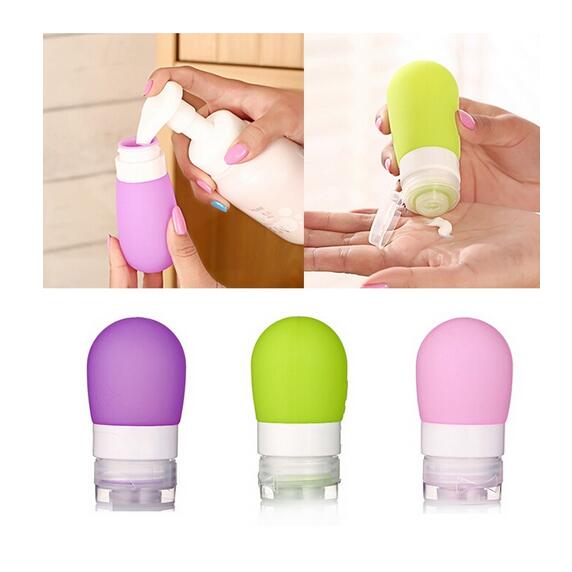 38ml Shampoo Bath Empty Silicone Travel Packing Bottle