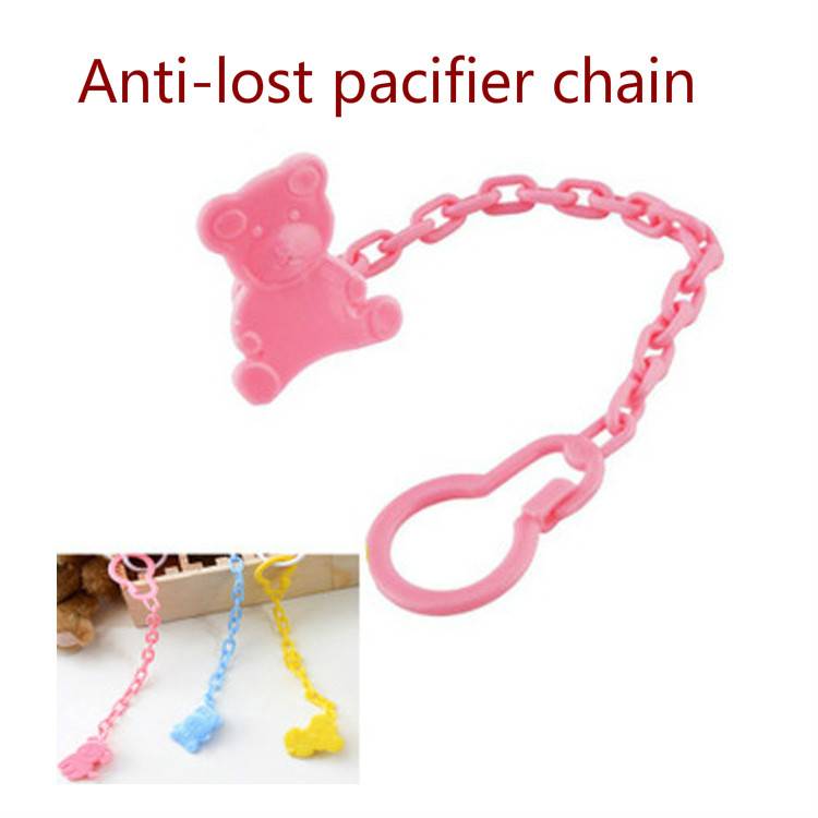 1pc baby pacifier chain anti-lost pacifier chain baby pacifier clip L--32--3