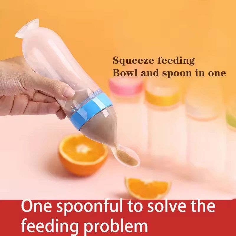 Imebaby Baby Feeding Bottle Dolphin Silicone Rice Cereal Spoon Newborn Tableware Baby Goods Feeding Spoon