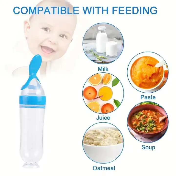 Imebaby Baby Feeding Bottle Dolphin Silicone Rice Cereal Spoon Newborn Tableware Baby Goods Feeding Spoon