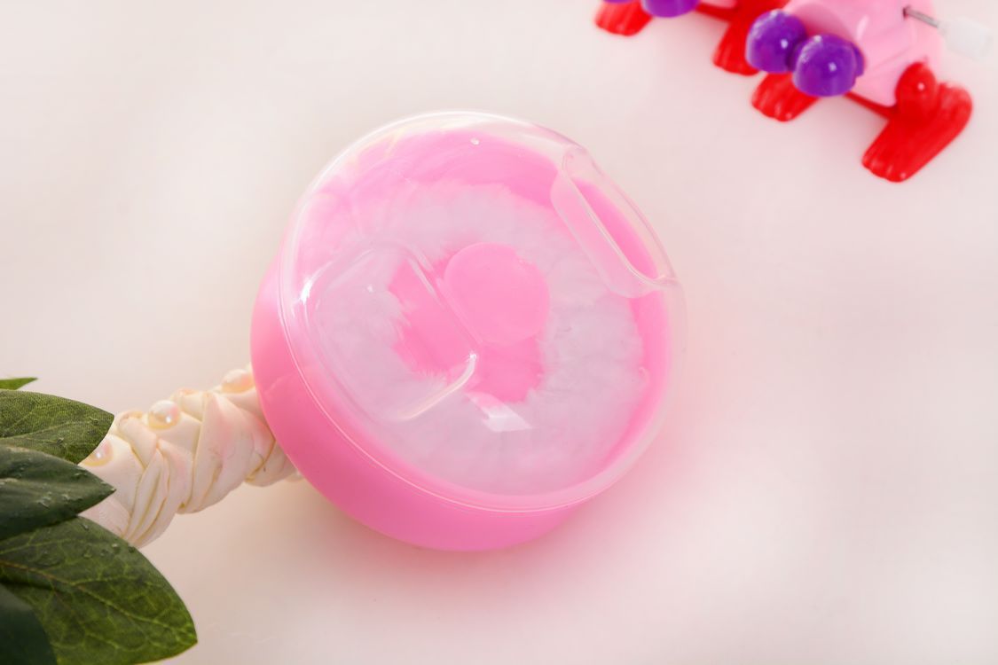 1PC New High Quality Baby Soft Face Body Cosmetic Powder Puff talcum powder Sponge Box Case Container L--35--1