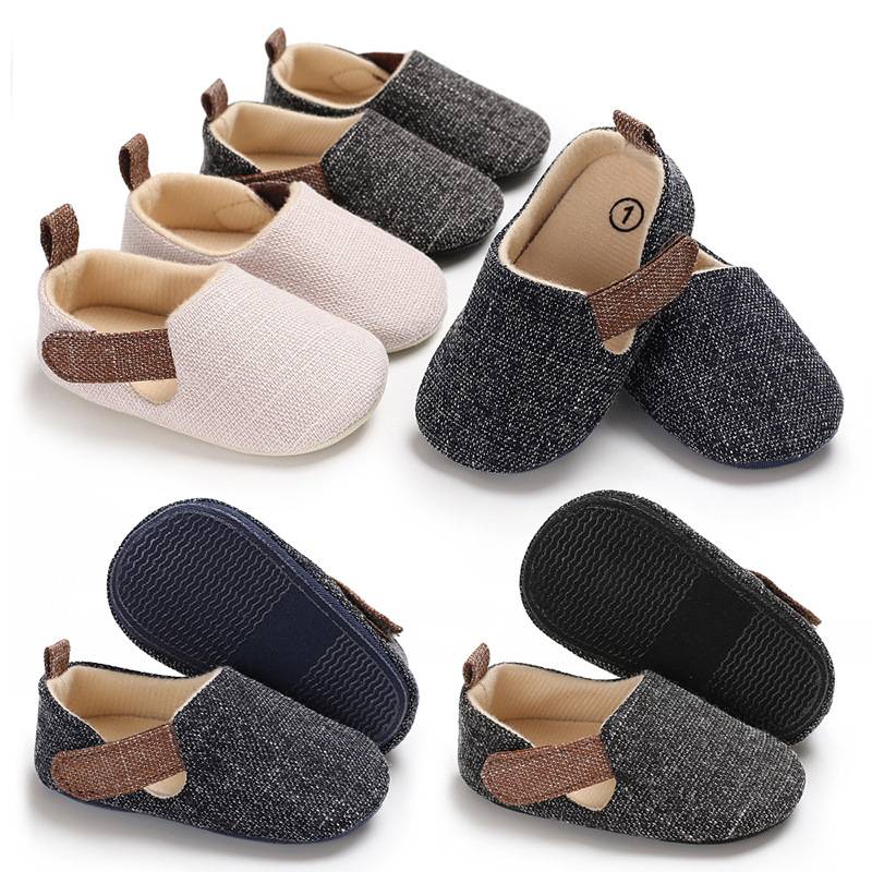 Baby shoes Spring, summer and autumn 0-1 years old male baby casual silicone non-slip baby toddler shoes 鞋-42-1