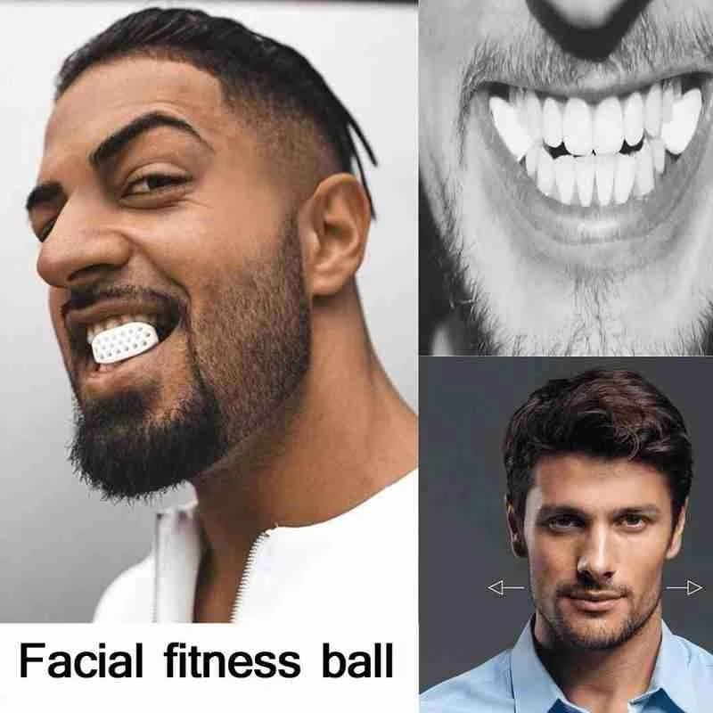 JawLine Exerciser Ball Facial Jaw Muscle Toner Trainin Fitness Anti-aging Food-grade Silica Face Chin Cheek Lifting Slimmin E-840