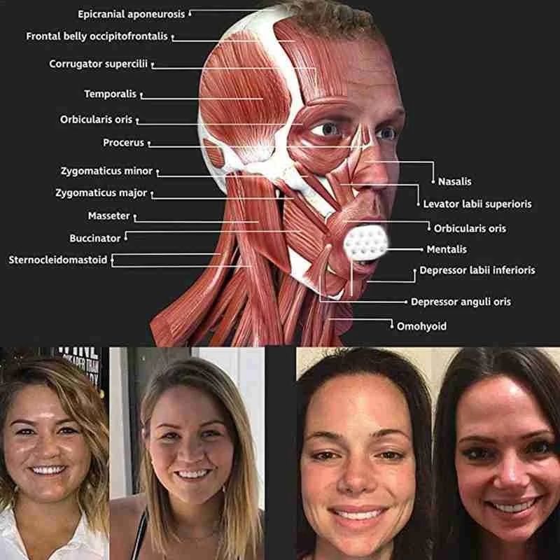 JawLine Exerciser Ball Facial Jaw Muscle Toner Trainin Fitness Anti-aging Food-grade Silica Face Chin Cheek Lifting Slimmin E-840