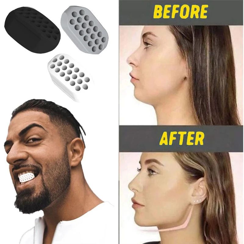 JawLine Exerciser Ball Facial Jaw Muscle Toner Trainin Fitness Anti-aging Food-grade Silica Face Chin Cheek Lifting Slimmin E-840