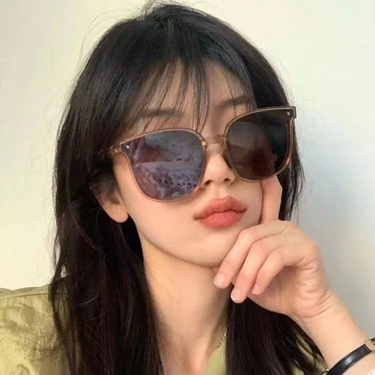 Foldable Square Frame Sunglasses For Women Men Rivet Decor Polarized Glasses Casual Portable Outdoor Eyewear UV400 FZ-451