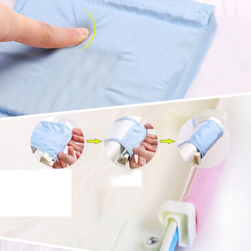 Baby Care Adjustable Infant Shower Bath Bathing Bathtub Baby Bath Net Safety Security Seat Support L--10