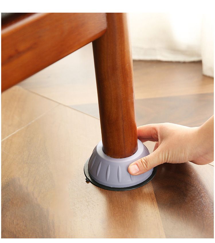 4pcs Anti Vibration Feet Pads Rubber Legs Slipstop Silent Skid Raiser Mat Washing Machine Support Dampers Stand Furniture  C-198